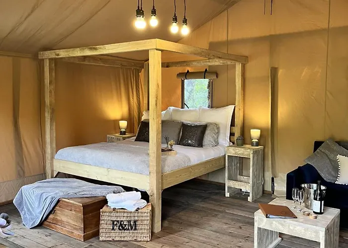 Teal Safari Tent